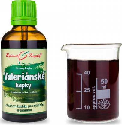 Bylinné kapky s.r.o. Valeriánské kapky tinktura 50 ml | Bylinné kapky