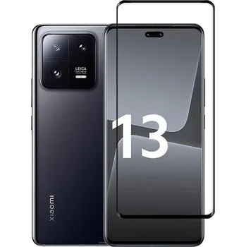 Ochranné sklo pro Xiaomi 13 Lite - Černé, zaoblené