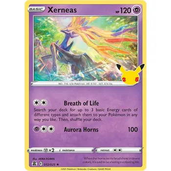 Sběratelská karetní hra Pokémon TCG Xerneas 012/025 - Holo