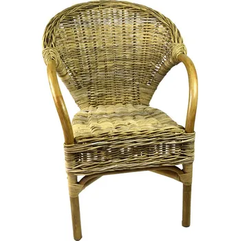 Křeslo Vingo Ratanové křeslo v zemitých odstínech