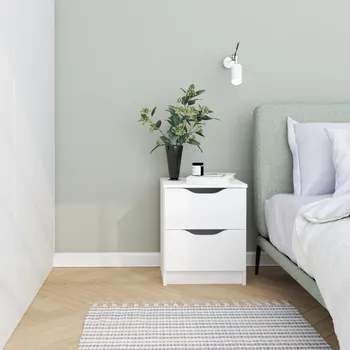 Noční stolek Noční stolek ALEXIS 2 bílá DOPRODEJ