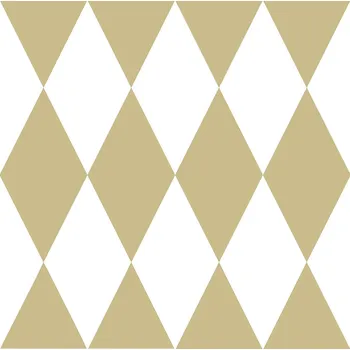 Tapeta Origin Vliesová tapeta - bílé a zlaté kosočtverce 347669, Precious, Origin, velikost 0,53 x 10,05 m