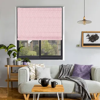 Roleta FOA Římská roleta, Carino, Růžové květy, RC 003 , 75 x 50 cm