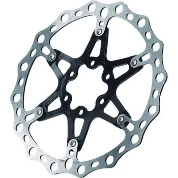 Brzda na kolo XON XBR-04 brzdový kotouč – 160 mm, Alu střed Barva: černý, Rozměr: 160mm