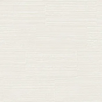 Tapeta Origin Bílá vliesová tapeta, imitace pololesklého kamenného obkladu 347575, Matières - Stone, Origin, velikost 0,53 x 10,05 m