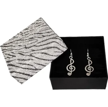 Brož AE production Náušnice - houslový klíč 2