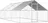 Agrofortel Venkovní klec s plachtou sedlová střecha, 6 x 3 x 2 m