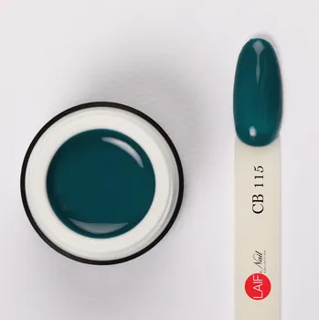 Umělé nehty Laif Barevný UV/LED gel zelený CB 115 Smeraldo NEW! 6ml