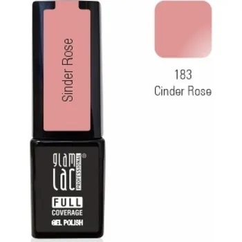 Umělé nehty GlamLac Gel lak růžový - 183 Cinder Rose 6 ml