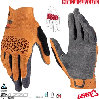Cyklistické rukavice Rukavice na kolo Leatt MTB 3.0 Lite Glove Rust 2023 11 - XL