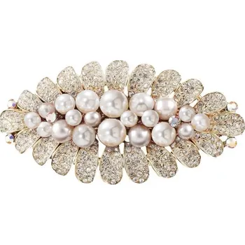 Souprava šperků B-TOP Spona do vlasů s perlami a krystaly