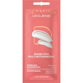 Pleťová maska Dermika Zklidnění pleťová maska zklidňující zarudnutí, 10 ml