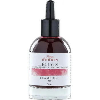 Herbin Jacques akvarelový inkoust (50ml) malinová růžová