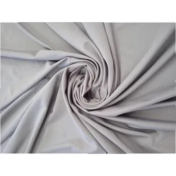 Šatovka, halenkovina tričkovina, úplet LYCRA , metráž, látka, šedá