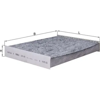 Ventilátor topení a klimatizace Filtr, vzduch v interiéru MAHLE LAK 891