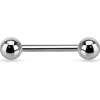 Piercing Piercing do jazyku titan, tyčka 1,6 mm (1,6 x 19 mm)