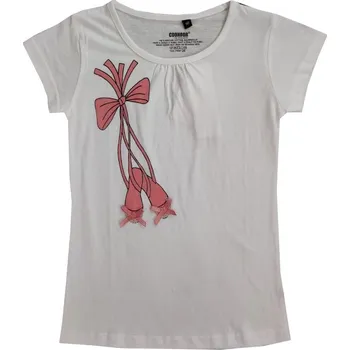 Dívčí tričko Dívčí triko Calvi 13-032 - bílá Barva: Bílá, Velikost: 100