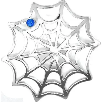 Přívěsek Stříbrný přívěšek pavučina zirkon spinel - P 1401