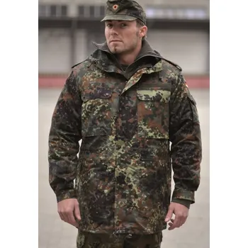 Armádní originál Kabát s vložkou - Bundeswehr - Flecktarn - Orig. nový Velikost: Gr.13