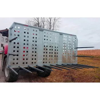 Vidle Fliegl Silážní vidle Profi-Plus - 2,45 m / 9 + 4 hroty (uchycení Euronorm)