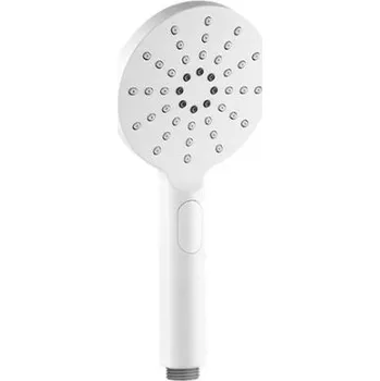 Sprchová hlavice Lotosan Ruční sprcha Wilma, kulatá,3 funkce, bílá matná, LS45760