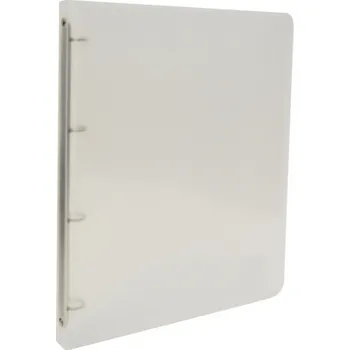 Pořadač A4 PP prezentační - 4 kroužky - Opaline čirá - 2-102