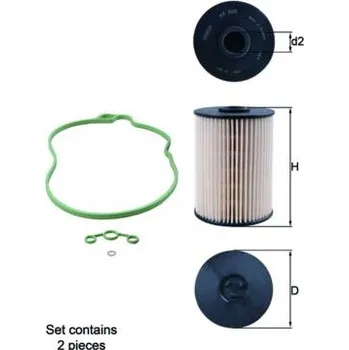 Palivový filtr Palivový filtr MAHLE KX 200D/S