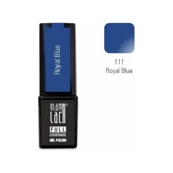 Umělé nehty GlamLac Gel lak modrý - 111 Royal Blue 6 ml