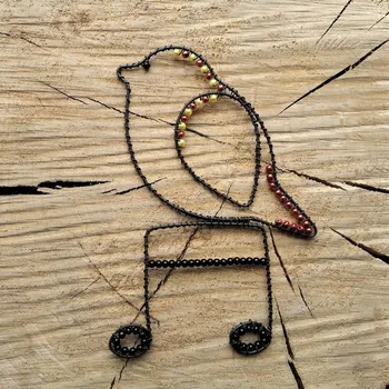 Party dekorace dareckyjana Dekorace k zavěšení – Ptáček a noty