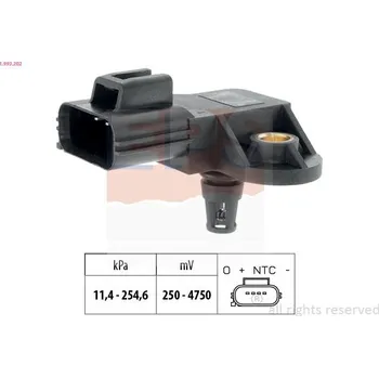 Auto-moto Snímač barometrického tlaku vzduchu EPS 1.993.202