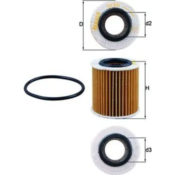 Olejový filtr Olejový filtr MAHLE OX 834D