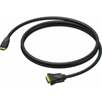 Video kabel Procab HDMI - DVI-D kabel 3m černý (CLV160/3)