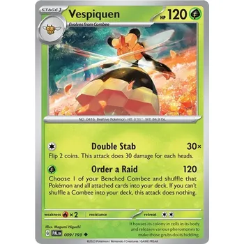 Karetní hra Vespiqueen 009/193 - Paldea Evolved Typ karty: Non-Holo