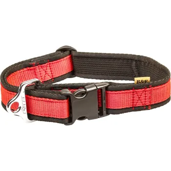 Obojek pro psa BAFPET Popruhové obojky JEDNOBAREVNÉ Barva: Červená, Rozměr: 40mm x 43-74cm 18104J