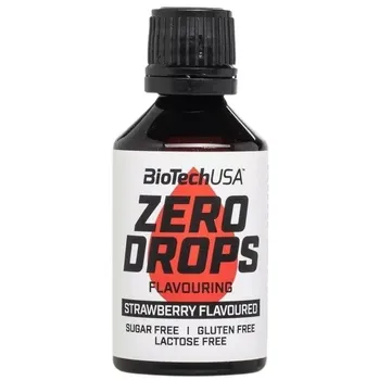 BioTechUSA Zero Drops 50 ml, jahoda