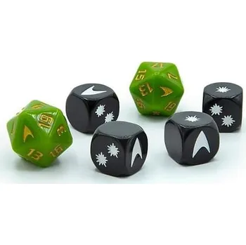 Příslušenství k deskovým hrám Modiphius Entertainment Sada kostek Star Trek Adventures - Captain Kirk s Tunic Dice