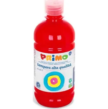 Vodová barva Primo Temperová barva PRIMO, 500ml, červená