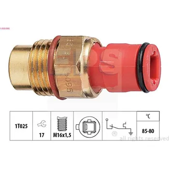 Klimatizace automobilu Teplotní spínač, větrák chladiče EPS 1.850.095