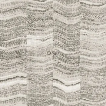 Tapeta Origin Vliesová tapeta, vzor šedý mramorový obklad 337246, Matières - Stone, Origin, velikost 0,53 x 10,05 m