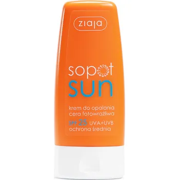 Přípravek na opalování Ziaja sopot sun - krém na opalování SPF 25 fotocitlivý 60ml krém na opalování SPF 25 fotocitlivý 60ml