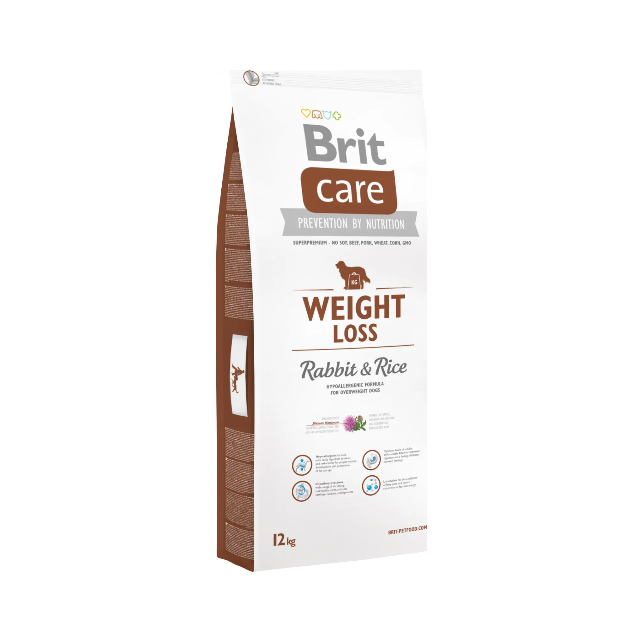 Fotografie 1 - Krmivo pro psa Brit Care Dog Weight Loss Rabbit/Rice 12 kg