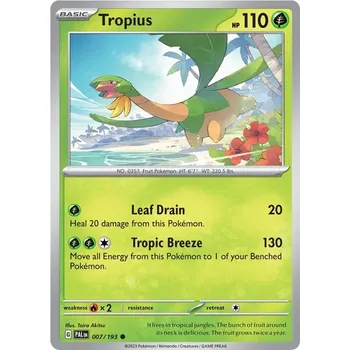 Karetní hra Tropius 007/193 - Paldea Evolved Typ karty: Non-Holo