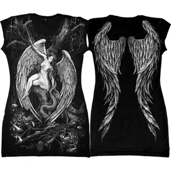 Dámská tunika damska_tunika_cerna_andel_raj_had velikost: M