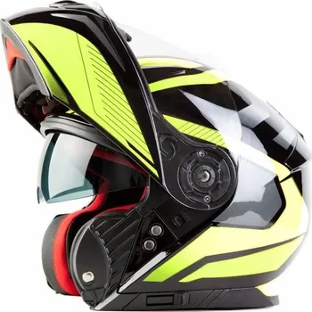 Helma na motorku Maxx FF950 černá/žlutá L