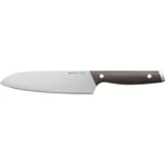 Nůž Ron santoku 17,5cm (tmavé dřevo)