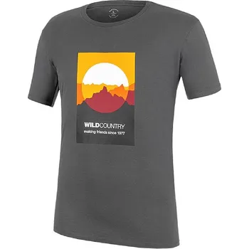 Pánské tričko Wild Country pánské triko Heritage M T-SHIRT, šedá, XL