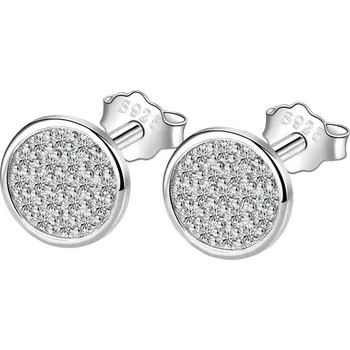 Náušnice NUBIS® Stříbrné náušnice se zirkony - NB-3729