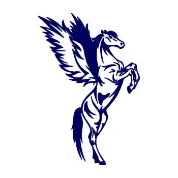 Samolepící dekorace SAMOLEPKA Pegas okřídlený kůň 004 pravá na zadních (23 - tmavě modrá) NA AUTO, NÁLEPKA, FÓLIE, POLEP, TUNING, VLASTNÍ TEXT, TISK, AUTOSAMOLEPKY.cz, POLEPY, OBRÁZEK, LOGO, SAMOLEPKY