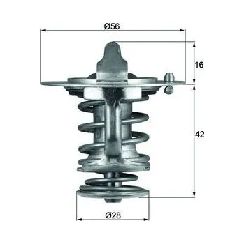 Automobilové těsnění Termostat, chladivo MAHLE TX 83 76D