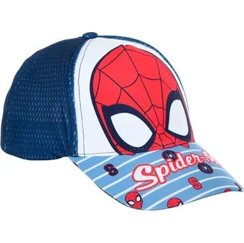 Kšiltovka Tmavě modrá chlapecká kšiltovka- Spider-Man Velikost: 54